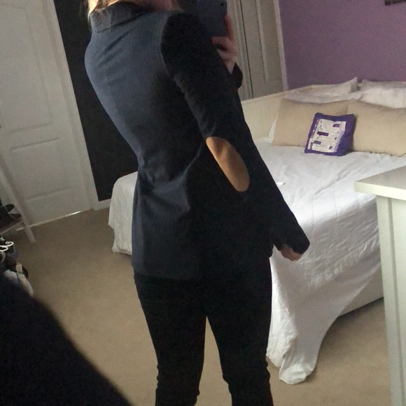 Zara blazer with strips and patch on elbows - Picture 2 of 7